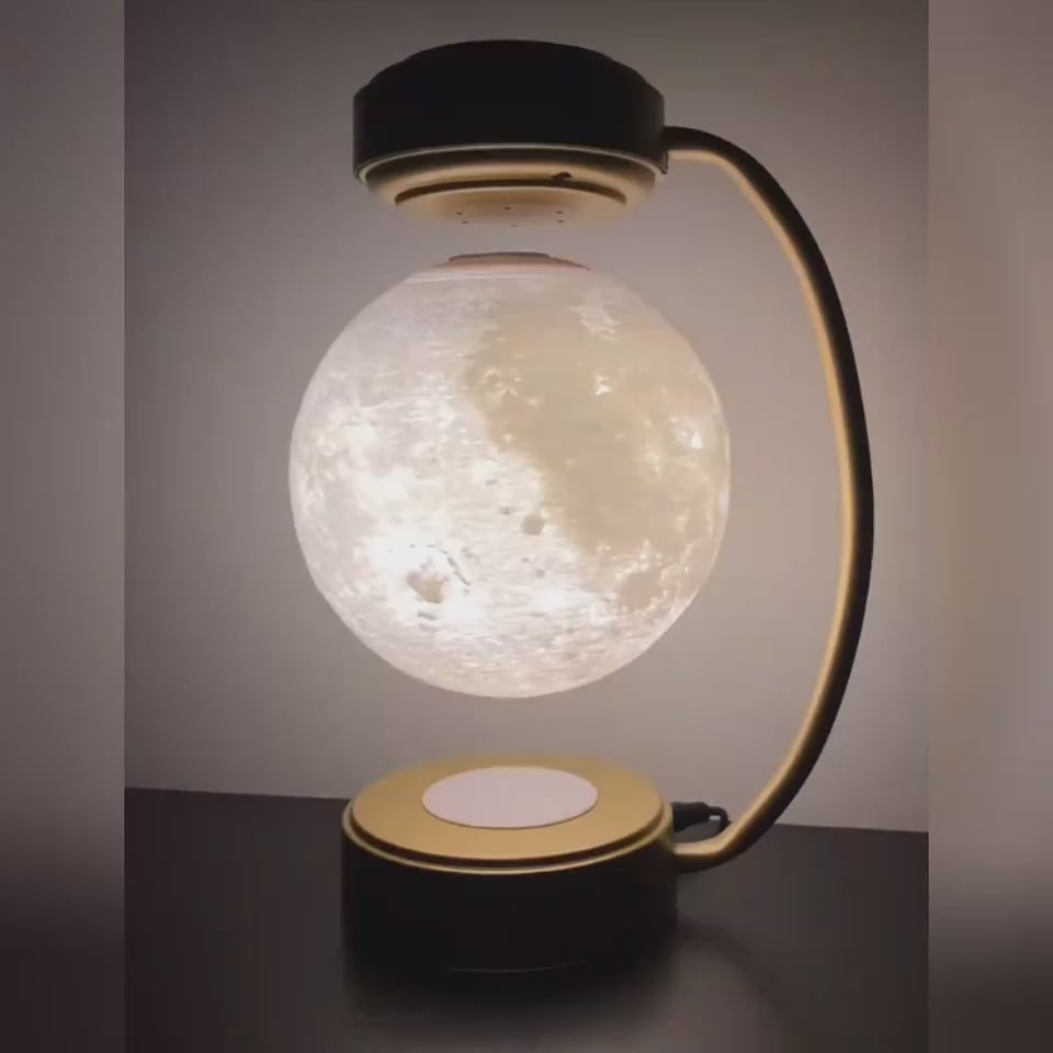 3D LED Wireless Magnetic Levitating Moon Light