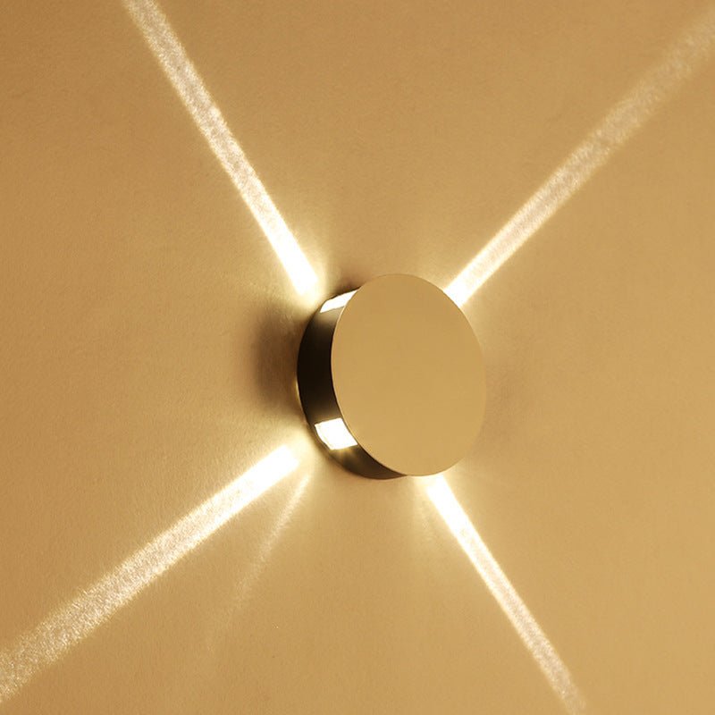 Cross Star Light Waterproof Light Wall Lamp