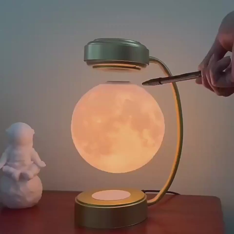 3D LED Wireless Magnetic Levitating Moon Light
