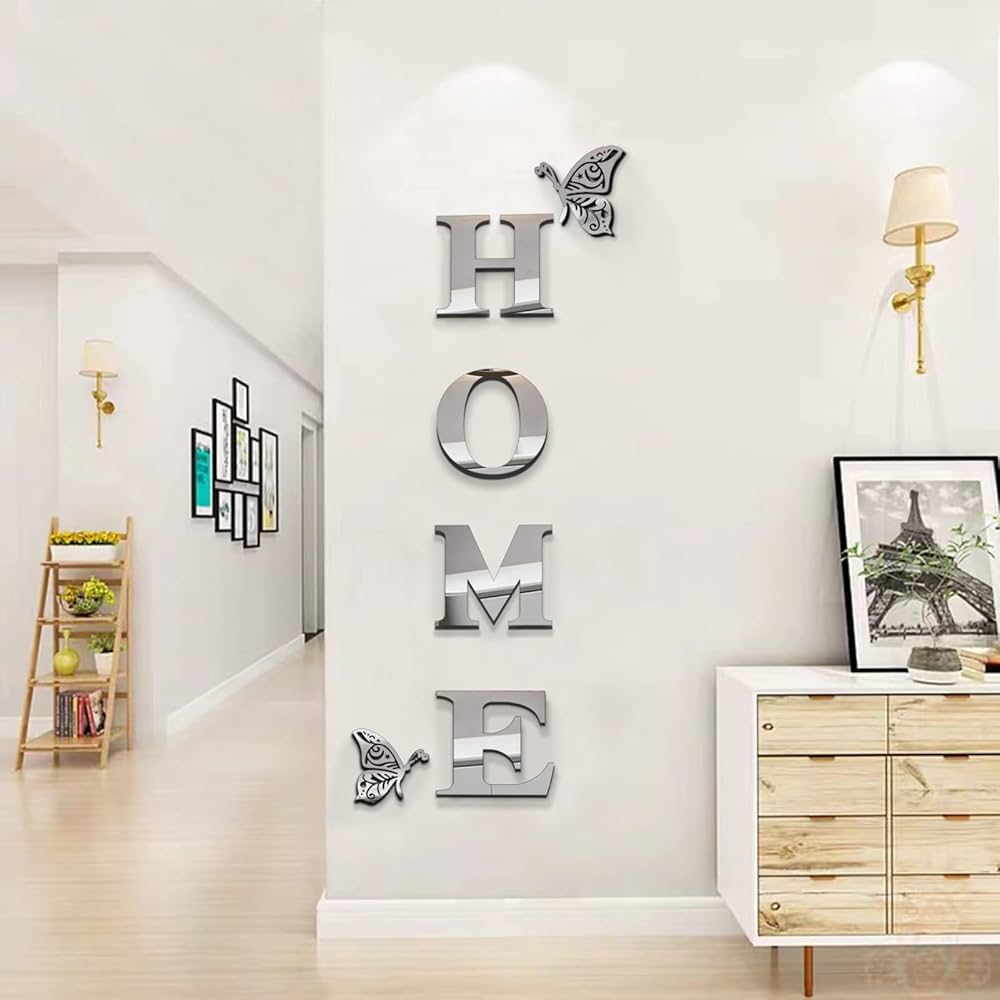 Home Sign Acrylic Mirror
