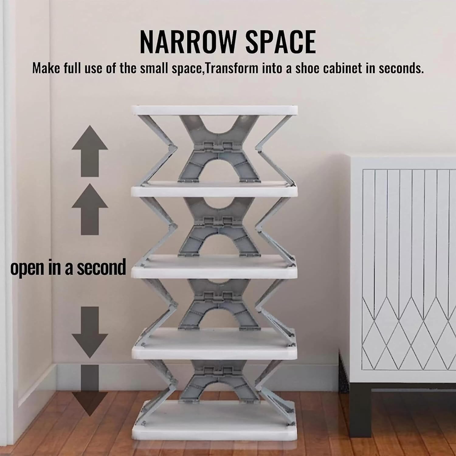 Modular Stackable Shoe Rack